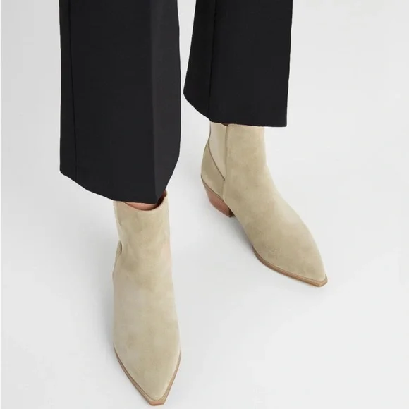 Flattered | Shoes | Flattered Willow Suede Sand Boots Size 388 Us 
